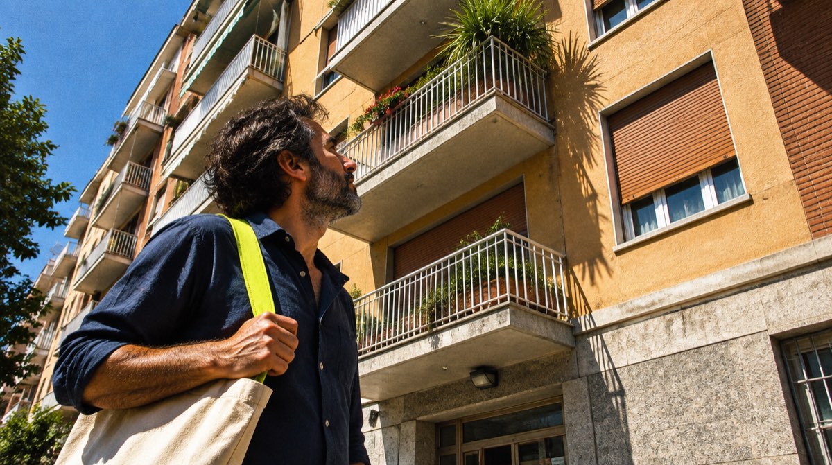 Capannone industriale con macchinari fermi e una giacca da lavoro appesa — cassa integrazione durante l'istruttoria del mutuo