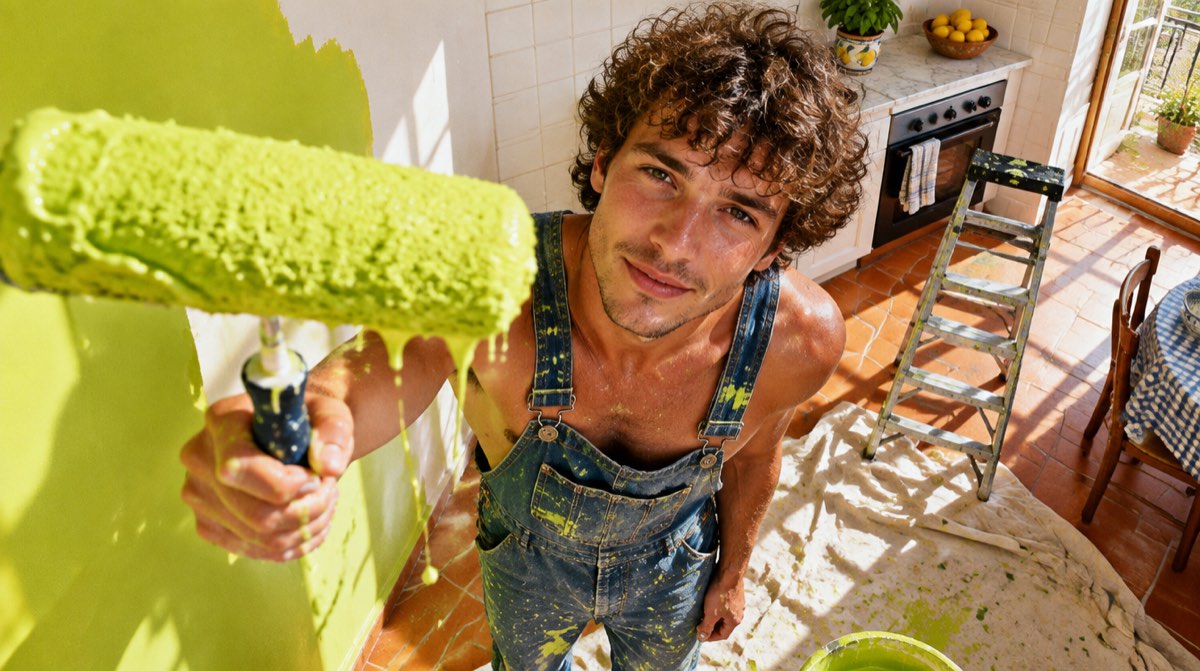 Cantiere di riqualificazione energetica su una tipica casa indipendente italiana — Mutuo Green 2026