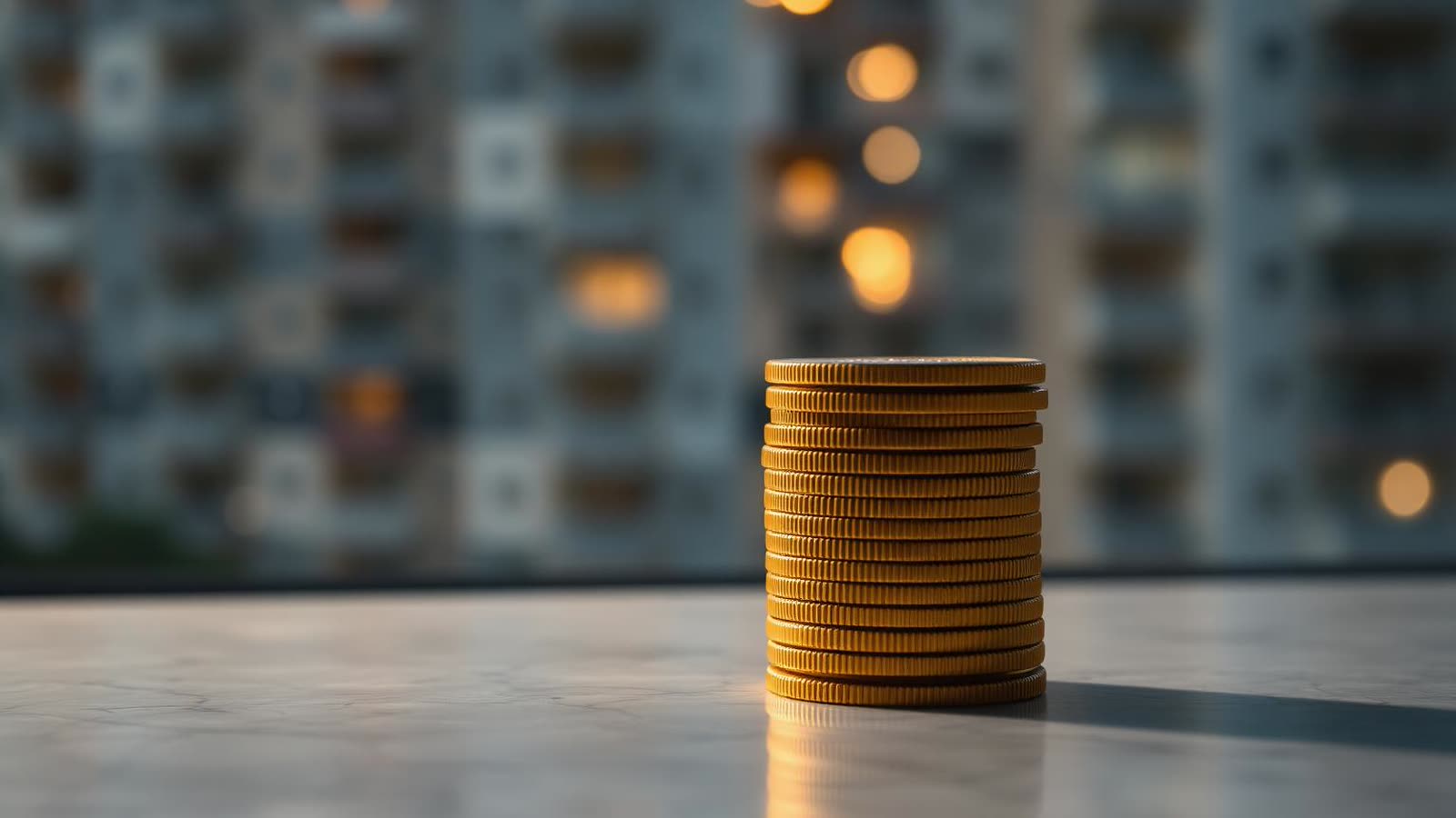 Scrivania con miniature di case, calcolatrice e contratto — mutuo bullet finanziamento immobiliare 2026
