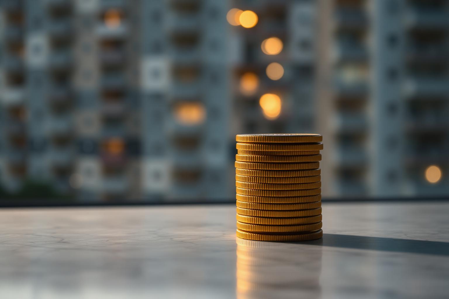 Scrivania con miniature di case, calcolatrice e contratto — mutuo bullet finanziamento immobiliare 2026