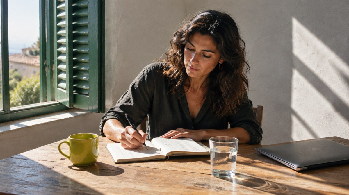 Illustrazione editoriale di persona sola davanti a casa — mutuo con un solo stipendio requisiti 2026