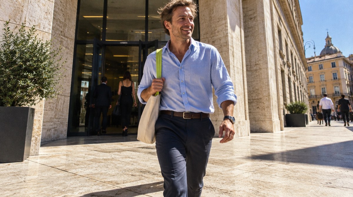 Illustrazione minimalista di una chiave dorata e un contratto a termine con freccia verso una banca — mutuo contratto determinato precario 2026