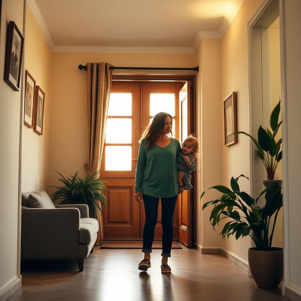 Genitore single con bambino che entrano in una nuova casa — mutuo prima casa single parent 2026