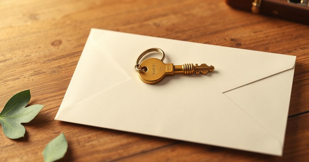 Primo piano di un cedolino postale per rinnovo permesso di soggiorno e chiavi di casa — istruttoria mutuo 2026