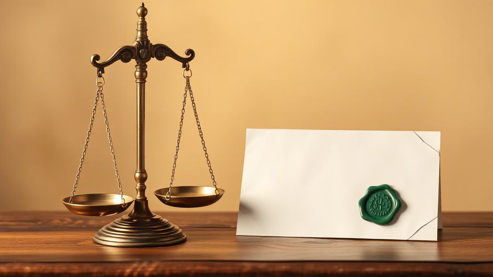 Lettera di reclamo formale e bilancia della giustizia su scrivania — reclamo ABF banca mutuo