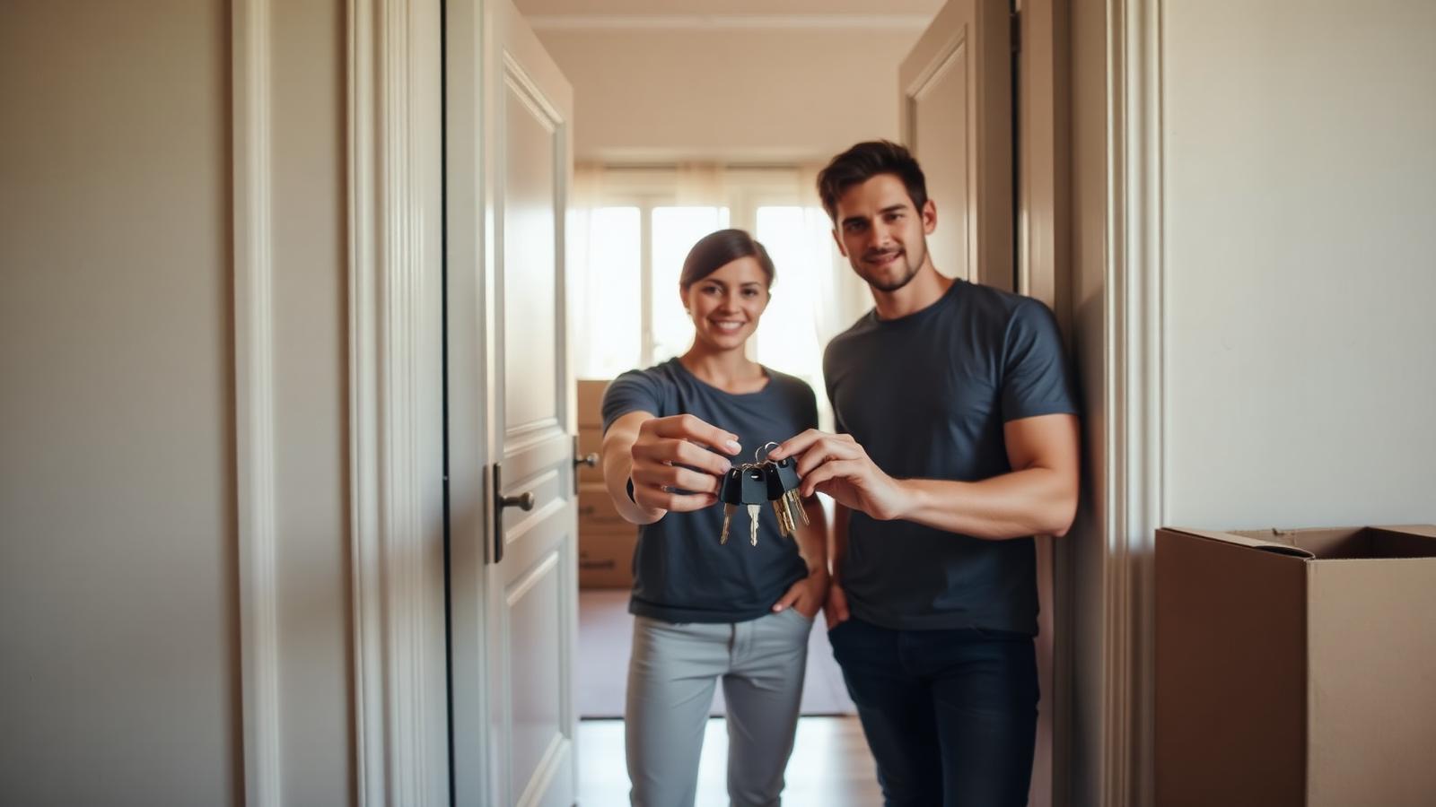 Chiavi di casa e contratto su un tavolo in legno, immagine che richiama il contratto di rent to buy immobiliare