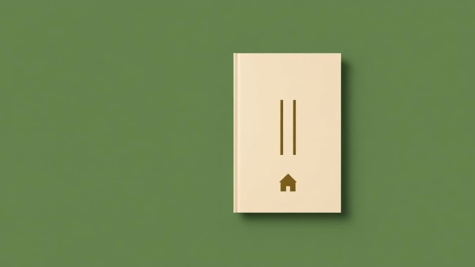 Illustrazione minimalista con icona pausa e casa — sospensione rata mutuo Fondo Gasparrini 2026